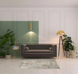 4' X 6' Beige And Grey Abstract Power Loom Non Skid Area Rug - Homeroots - Flyclothing LLC