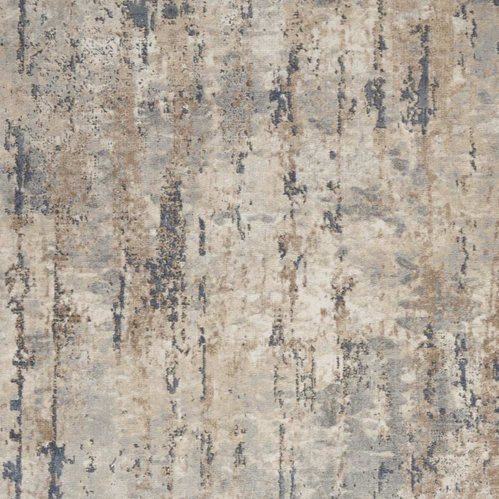 4' X 6' Beige And Grey Abstract Power Loom Non Skid Area Rug - Homeroots - Flyclothing LLC