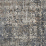 3' X 5' Blue And Beige Abstract Power Loom Distressed Non Skid Area Rug - Homeroots - Flyclothing LLC
