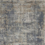 4' X 6' Blue And Beige Abstract Power Loom Distressed Non Skid Area Rug - Homeroots - Flyclothing LLC