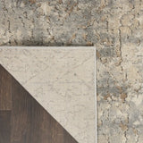3' X 5' Beige And Grey Abstract Power Loom Non Skid Area Rug - Homeroots - Flyclothing LLC