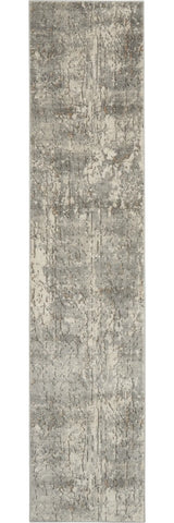 2' X 8' Beige And Grey Abstract Power Loom Non Skid Runner Rug - Homeroots - Flyclothing LLC