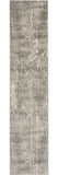 2' X 8' Beige And Grey Abstract Power Loom Non Skid Runner Rug - Homeroots - Flyclothing LLC