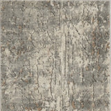2' X 8' Beige And Grey Abstract Power Loom Non Skid Runner Rug - Homeroots - Flyclothing LLC