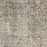 5' X 7' Beige And Grey Abstract Power Loom Non Skid Area Rug - Homeroots - Flyclothing LLC