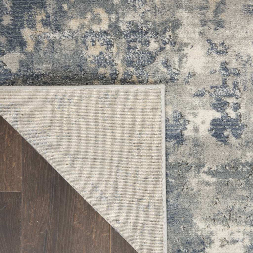 2' X 4' Grey And Beige Abstract Power Loom Non Skid Area Rug - Homeroots - Flyclothing LLC