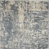 2' X 4' Grey And Beige Abstract Power Loom Non Skid Area Rug - Homeroots