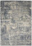 4' X 6' Grey And Beige Abstract Power Loom Non Skid Area Rug