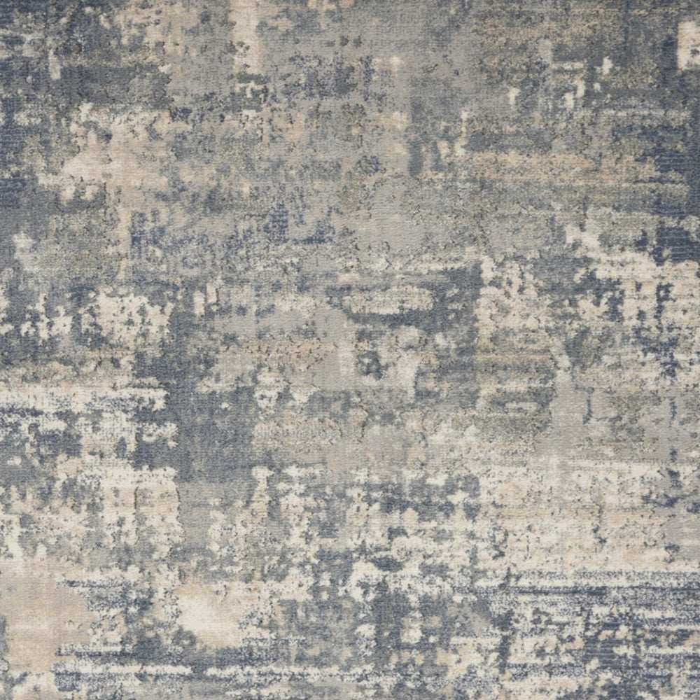 5' X 7' Grey And Beige Abstract Power Loom Non Skid Area Rug - Homeroots - Flyclothing LLC