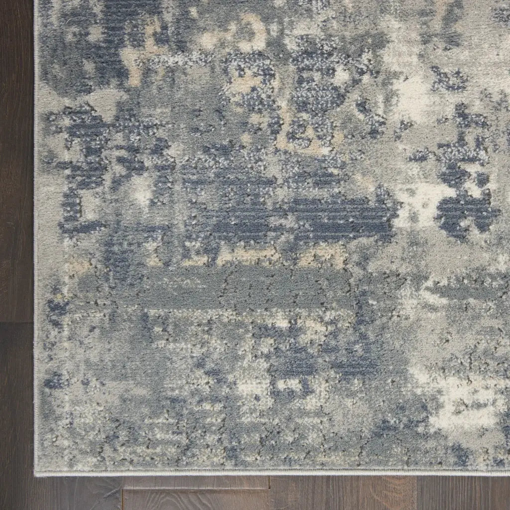 5' X 7' Grey And Beige Abstract Power Loom Non Skid Area Rug - Homeroots - Flyclothing LLC