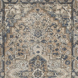 2' X 4' Beige And Grey Oriental Power Loom Non Skid Area Rug - Homeroots - Flyclothing LLC