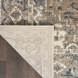 4' X 6' Beige And Grey Oriental Power Loom Non Skid Area Rug - Homeroots - Flyclothing LLC