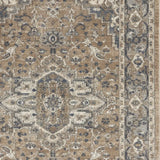 4' X 6' Beige And Grey Oriental Power Loom Non Skid Area Rug - Homeroots - Flyclothing LLC