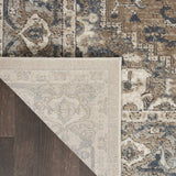 5' X 7' Beige And Grey Oriental Power Loom Non Skid Area Rug - Homeroots - Flyclothing LLC