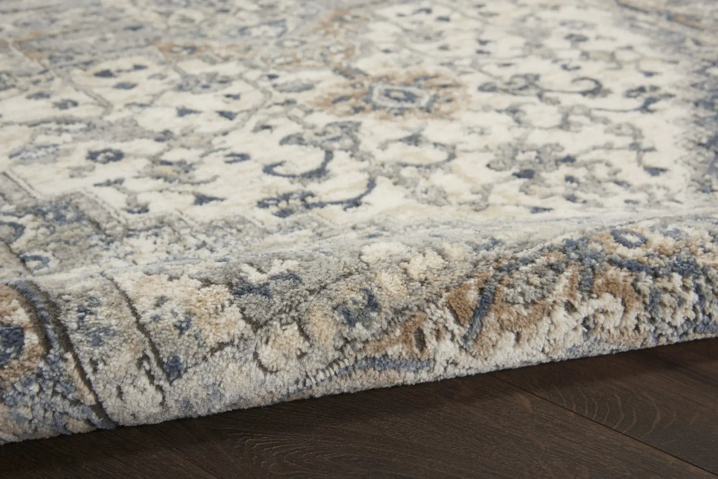 2' X 4' Ivory And Grey Oriental Non Skid Area Rug - Homeroots - Flyclothing LLC