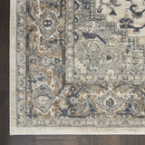 2' X 4' Ivory And Grey Oriental Non Skid Area Rug - Homeroots - Flyclothing LLC