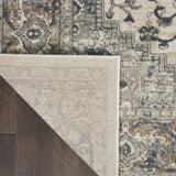 2' X 4' Ivory And Grey Oriental Non Skid Area Rug - Homeroots - Flyclothing LLC