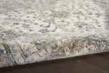 4' X 6' Ivory And Grey Oriental Power Loom Non Skid Area Rug - Homeroots - Flyclothing LLC