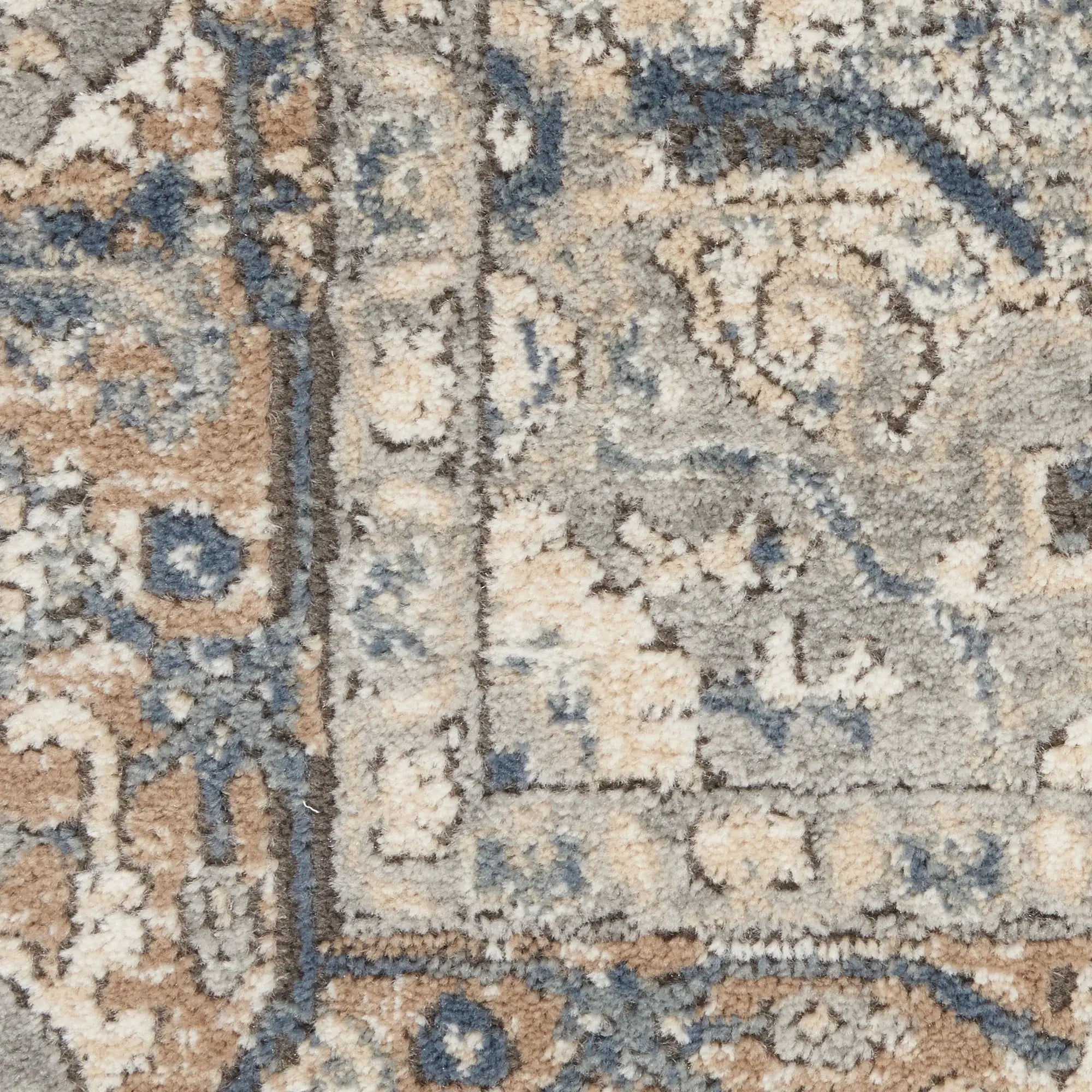 4' X 6' Ivory And Grey Oriental Power Loom Non Skid Area Rug - Homeroots - Flyclothing LLC