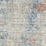 2' X 8' Ivory Abstract Power Loom Distressed Non Skid Runner Rug - Homeroots - Flyclothing LLC