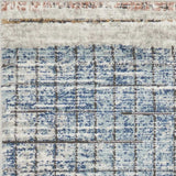 2' X 8' Blue Abstract Power Loom Distressed Non Skid Runner Rug - Homeroots - Flyclothing LLC