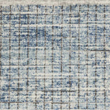 3' X 5' Blue Abstract Power Loom Distressed Non Skid Area Rug - Homeroots - Flyclothing LLC