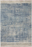 4' X 6' Blue Abstract Power Loom Distressed Non Skid Area Rug - Homeroots - Flyclothing LLC