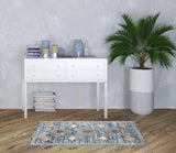 3' X 5' Blue Southwestern Power Loom Non Skid Area Rug - Homeroots - Flyclothing LLC