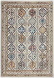 4' X 6' Ivory Southwestern Power Loom Non Skid Area Rug - Homeroots