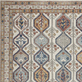4' X 6' Ivory Southwestern Power Loom Non Skid Area Rug - Homeroots