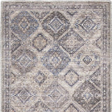 2' X 6' Ivory Latte Oriental Power Loom Distressed Washable Runner Rug - Homeroots - Flyclothing LLC