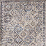 5' X 7' Ivory Latte Oriental Power Loom Distressed Washable Area Rug - Homeroots - Flyclothing LLC