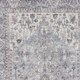 2' X 6' Grey Oriental Power Loom Distressed Washable Runner Rug - Homeroots - Flyclothing LLC