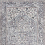 4' X 6' Grey Oriental Power Loom Distressed Washable Area Rug - Homeroots - Flyclothing LLC