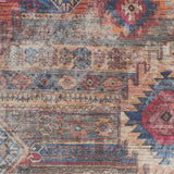 5' X 7' Multicolor Southwestern Power Loom Distressed Washable Area Rug - Homeroots - Flyclothing LLC