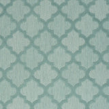 5' X 7' Aqua And Teal Ikat Indoor Outdoor Area Rug - Homeroots - Flyclothing LLC