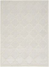 4' X 6' Ivory And White Ikat Indoor Outdoor Area Rug - Homeroots - Flyclothing LLC