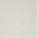 4' X 6' Ivory And White Ikat Indoor Outdoor Area Rug - Homeroots - Flyclothing LLC