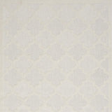 4' X 6' Ivory And White Ikat Indoor Outdoor Area Rug - Homeroots - Flyclothing LLC