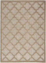 4' X 6' Natural Beige Ikat Indoor Outdoor Area Rug - Homeroots - Flyclothing LLC