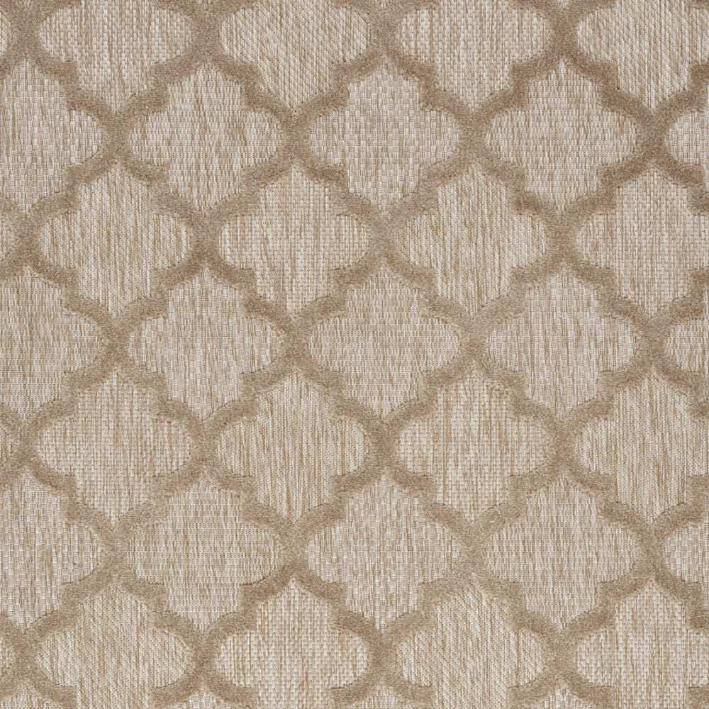 4' X 6' Natural Beige Ikat Indoor Outdoor Area Rug - Homeroots - Flyclothing LLC