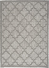 4' X 6' Silver Grey Ikat Indoor Outdoor Area Rug - Homeroots - Flyclothing LLC