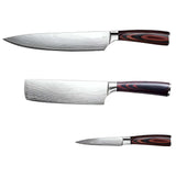 Brown and Black Stainless Steel And Wood Eight Piece Cutlery Set - Homeroots - Flyclothing LLC