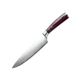 Brown and Black Stainless Steel And Wood Eight Piece Cutlery Set - Homeroots - Flyclothing LLC