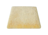 Set Of Two 17" X 17" Cornsilk Linen Solid Color Dining Chair Pad