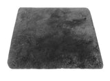 Set Of Four 17" X 17" Charcoal Grey Medical Sheepskin Chair Pads - Homeroots