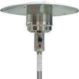 48000 BTU Silver Steel Propane Cylindrical Pole Standing Patio Heater - Homeroots - Flyclothing LLC