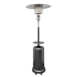 48000 BTU Silver Steel Propane Cylindrical Pole Standing Patio Heater - Homeroots