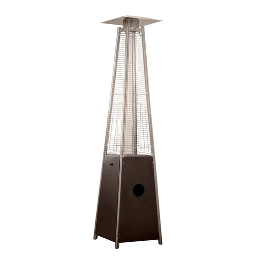 41000 BTU Brown Steel Propane Triangular Pyramid Standing Patio Heater - Homeroots - Flyclothing LLC