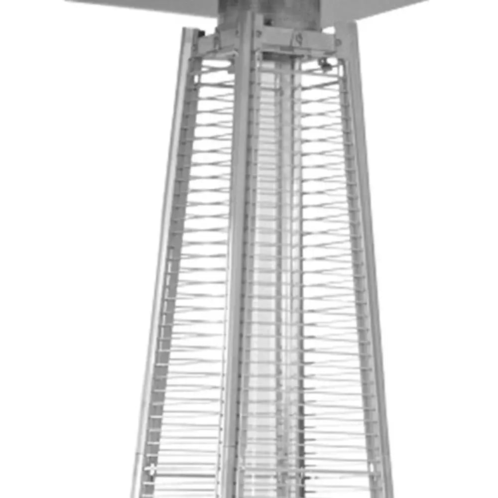 Triangular Heaters 41000 BTU Black Steel Propane Triangular Pyramid Standing Patio Heater ...